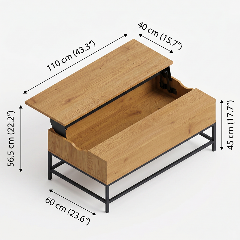 lift top coffee table with storage
