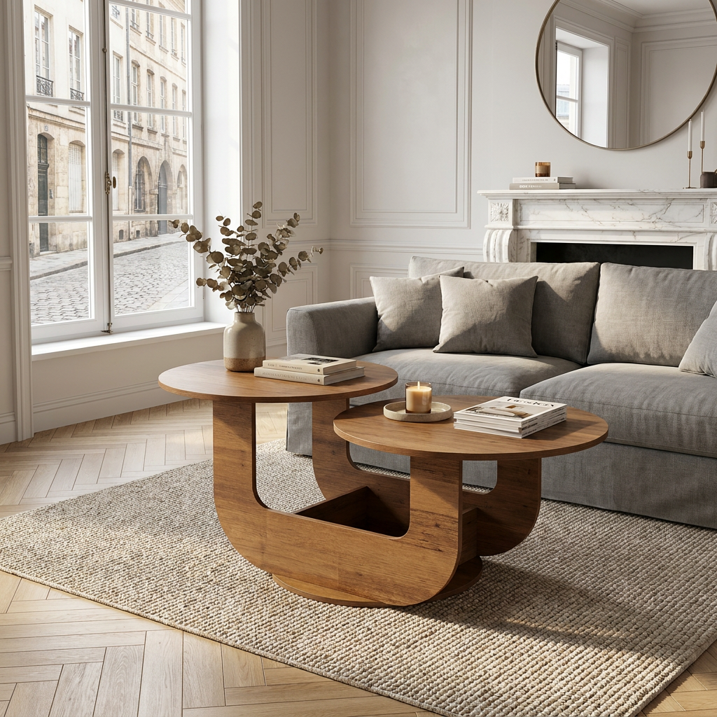 round coffee table
