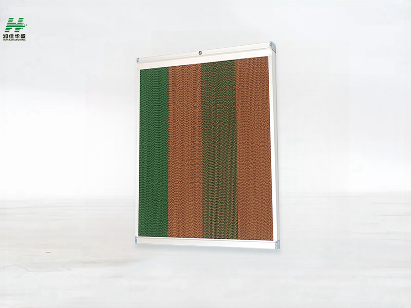 Evaporative Cooling Pad na May Aluminum Frame/PVC Frame