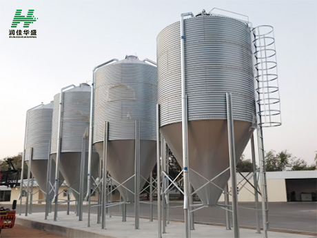 Oman Customer Purchased 64 Feed Silos For Sheep Farmsd