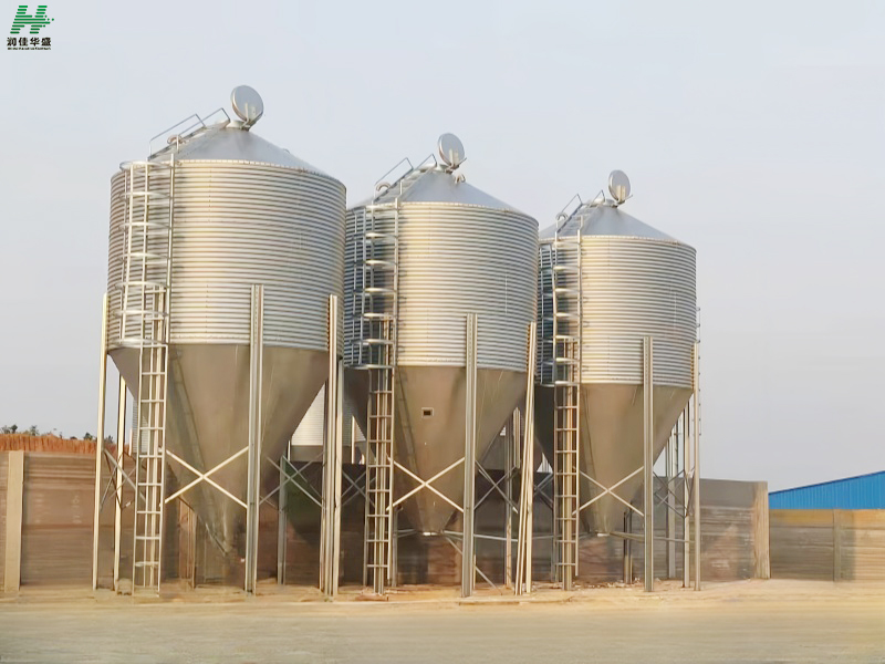 Pig Farm Chicken Farm Automatic Feed Silo With Auger System