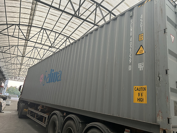 Export of full container of farm ventilation and cooling fans