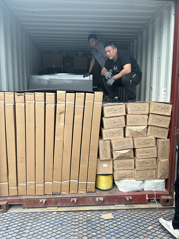 Export Shipment of Farm Ventilation Fans, Poultry Feed Silos, and Broiler Feeding Equipment to Vietnam and Indonesia