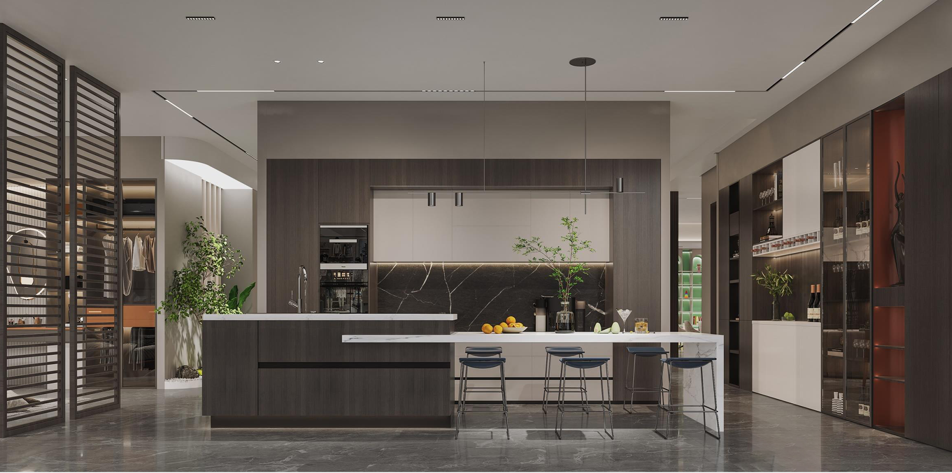 Practical and sophisticated kitchen customization