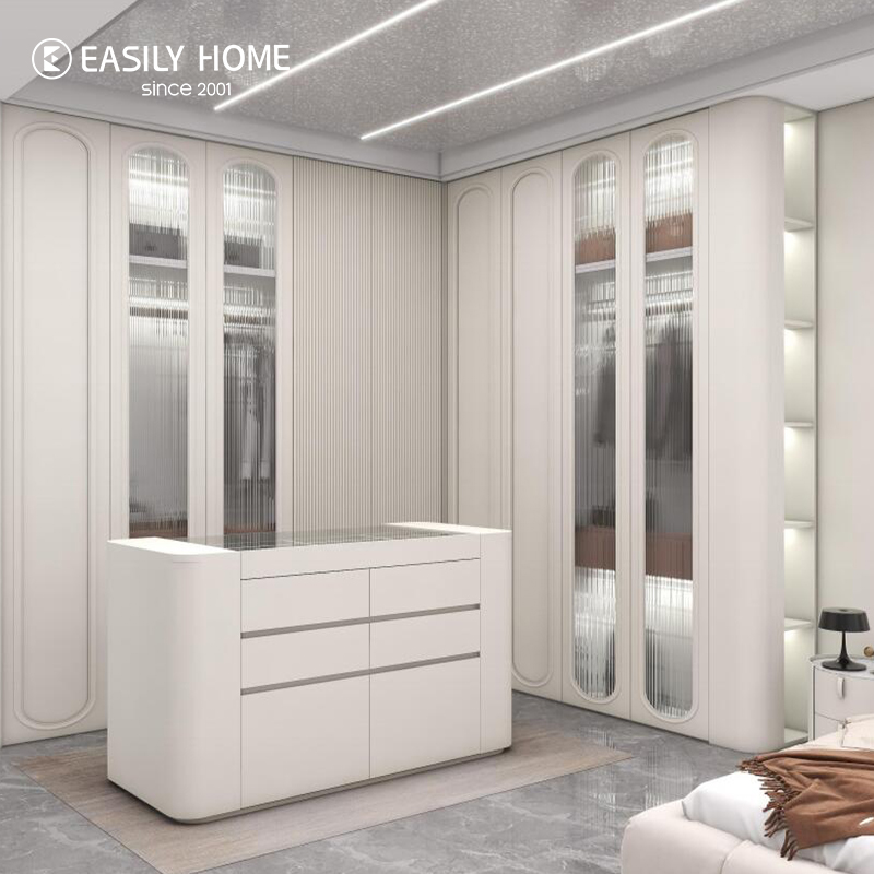 ​Bedroom Closet White Wardrobe French Style