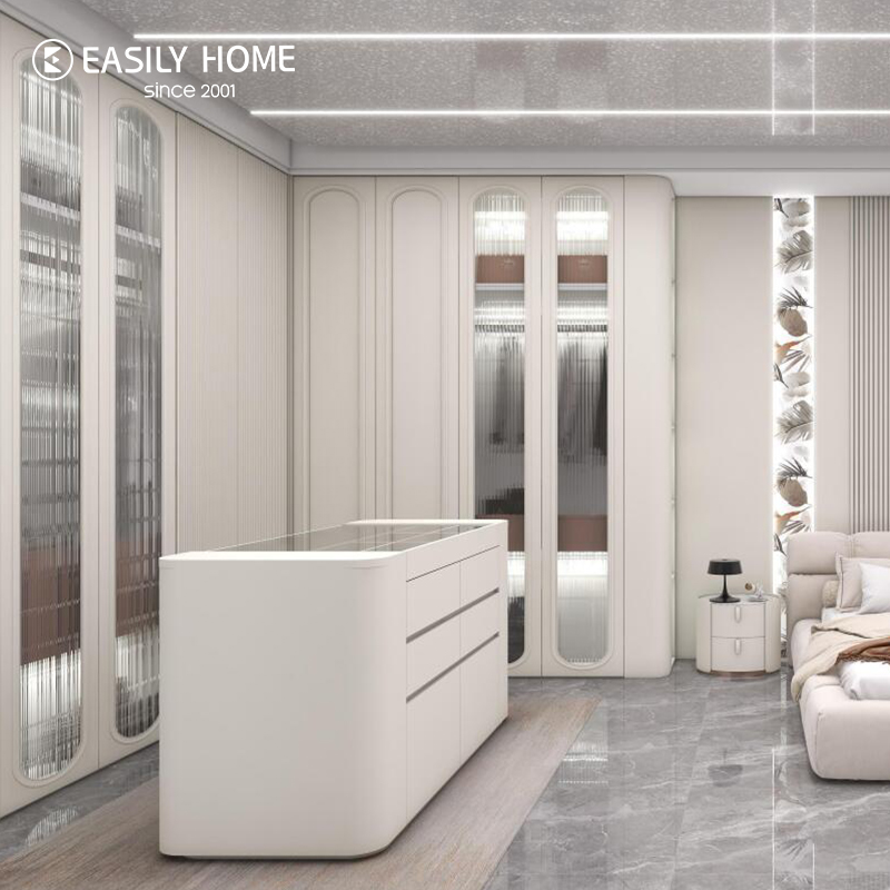 ​Bedroom Closet White Wardrobe French Style