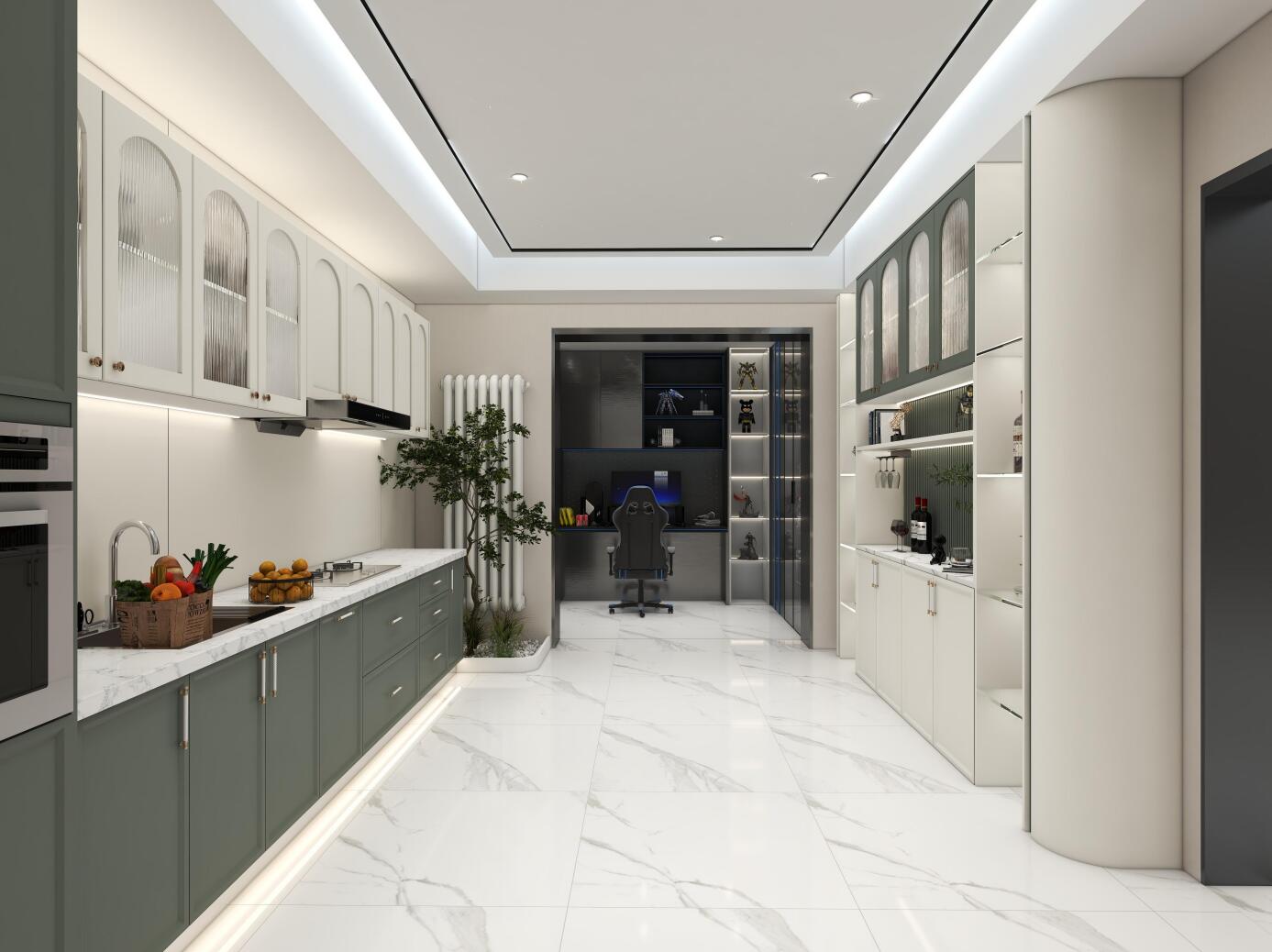 One-wall kitchen custom