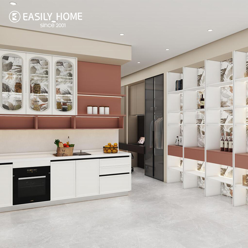 Modern Simple L-shaped Kitchen Cabinets