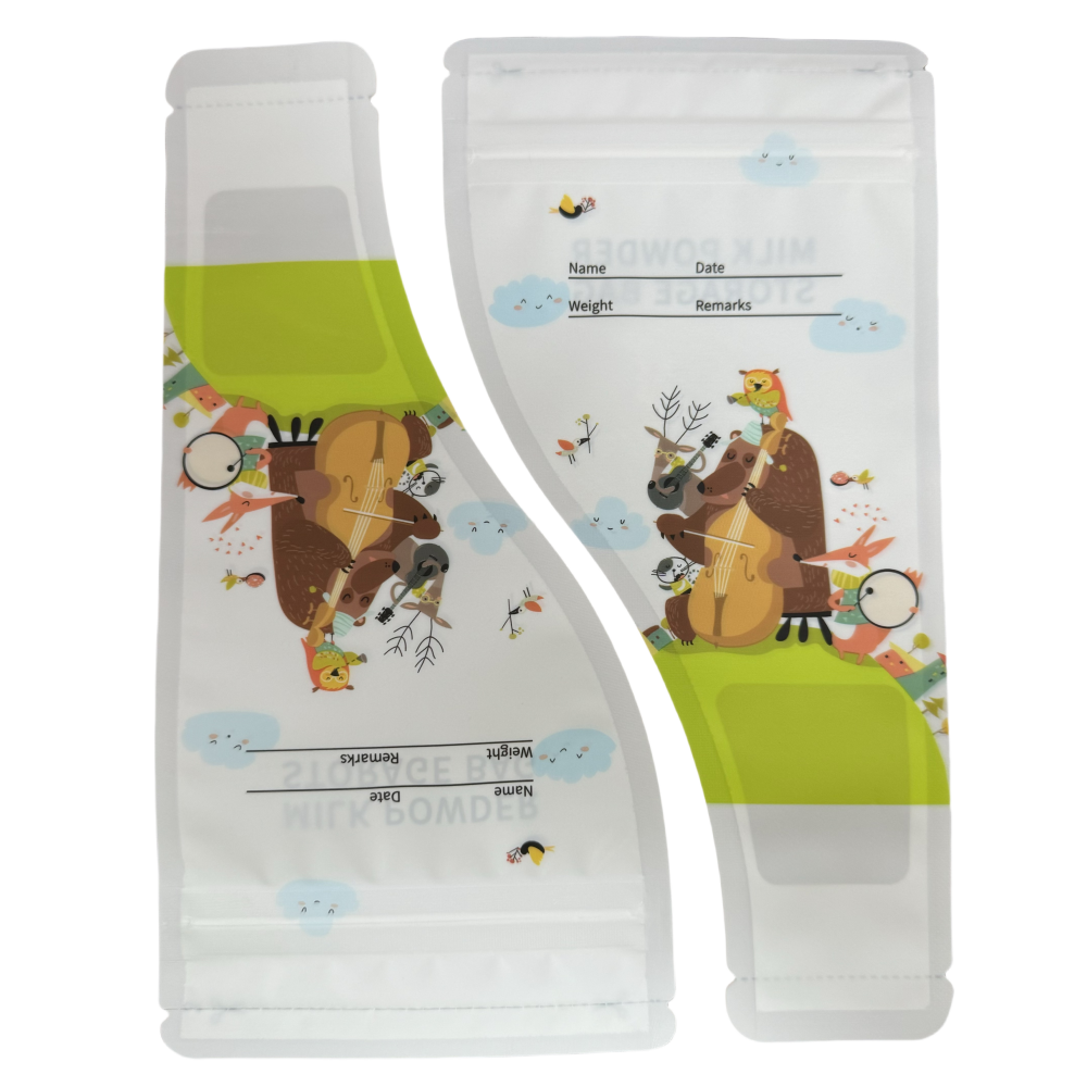 Double Ziplock Baby Milk Powder Storage Container