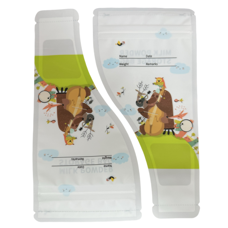 Double Ziplock Baby Milk Powder Storage Container