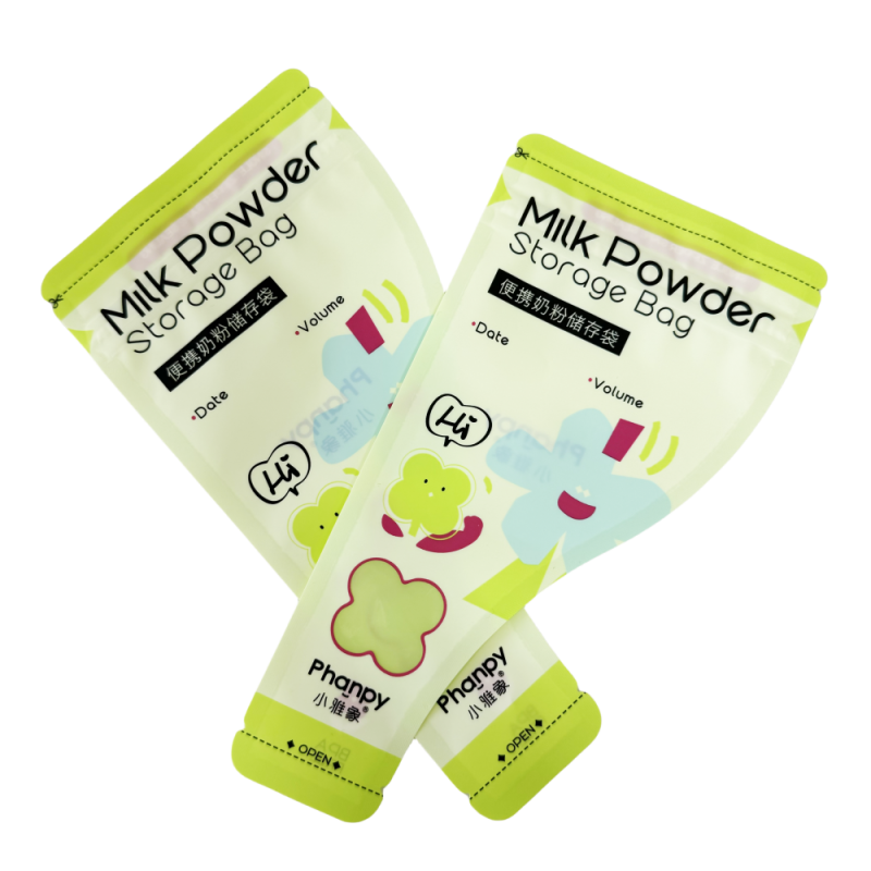 Small Single Serve Milk Powder Sachet 2-Layer Laminated Plastic Bag for Travel