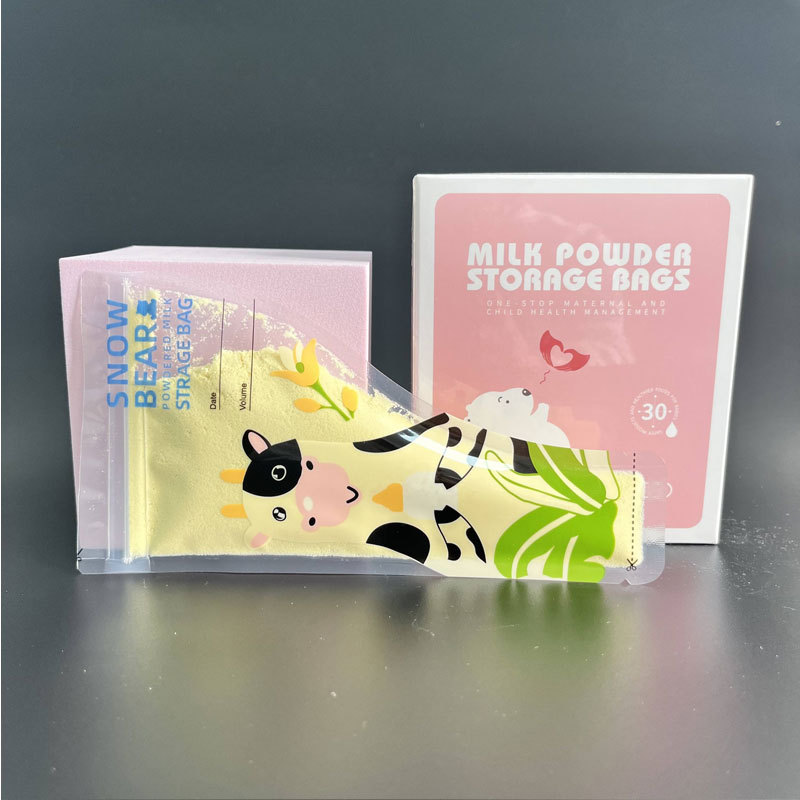 Custom Food Grade Baby Milk Powder Storage Bag Cartoon Pattern