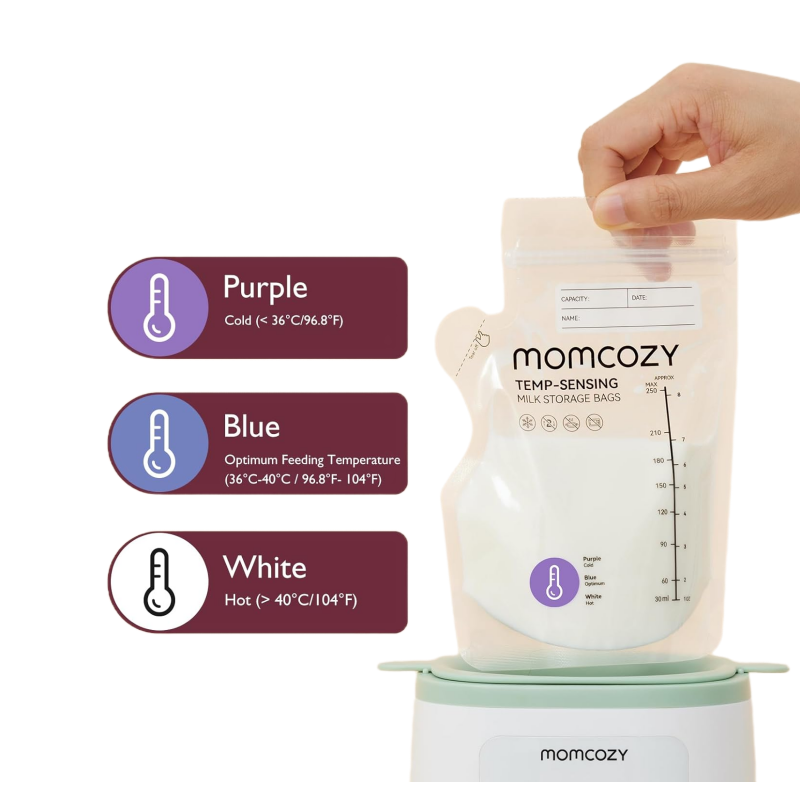 Stand up Double Zipper Breast Milk Storage Bags BPA Free Freeze Cooler Letter Milk Storage Bags