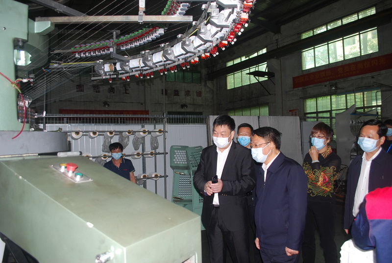 The Standing Committee of the Provincial Party Committee and the Secretary of the Municipal Party Committee visited our company for investigation The Standing Committee of the Provincial Party Committee and the Secretary of the Municipal Party Committee visited our company for investigation