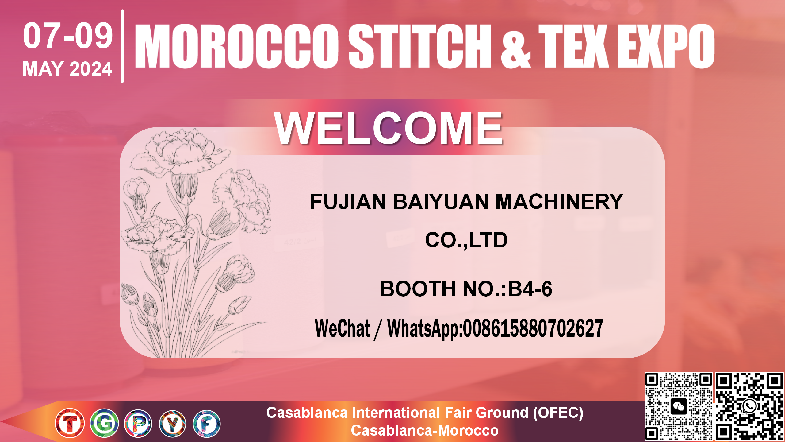 MOROCCO STITCH & TEX EXPO,07-09 MAY 2024 MOROCCO STITCH & TEX EXPO,07-09 MAY 2024