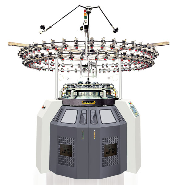 Máquina de tricô circular de lã de três fios de jérsei único