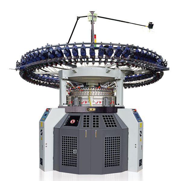 Máquina para hacer punto circular computarizada de transferencia Jacquard de doble jersey