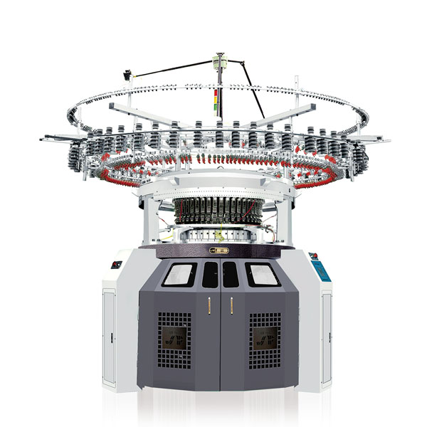 Máquina de tricô circular de stripper automático de cor de jérsei único