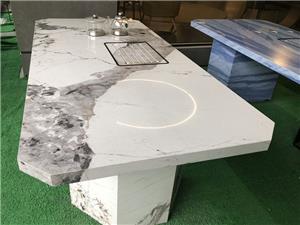 Sintered Stone Furniture Tabletop Extendable Dining Table