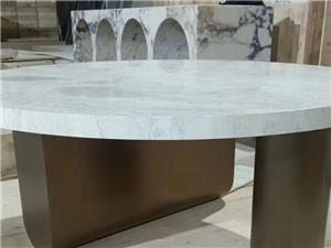 Outdoor Porcelain Slabs Marble Sintered Stone Coffee Table Top