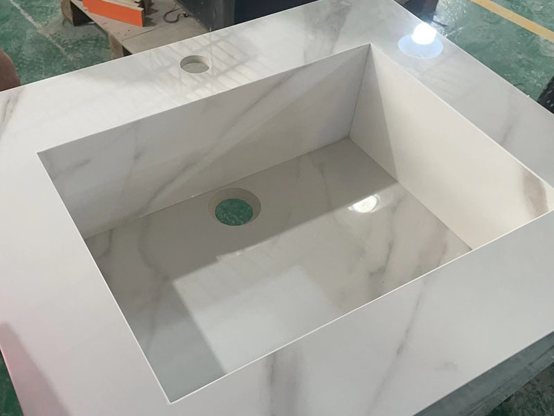 Sintered Stone Full Body Wash Basin