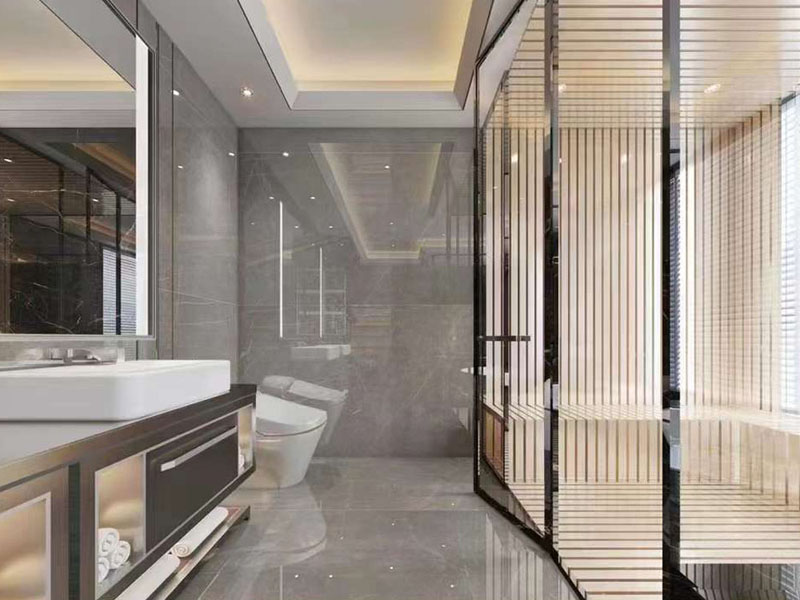 light grey porcelain slabs