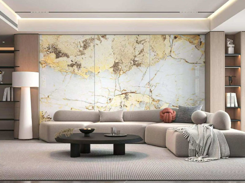 light grey porcelain slabs