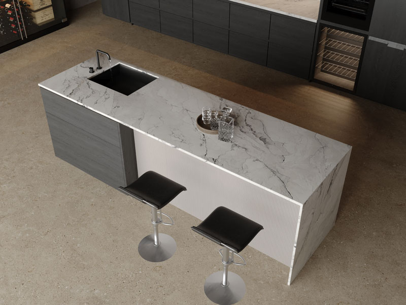 Camus White Marble like High End Sintered Stone