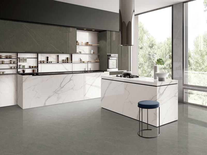 Luxury Sintered Stone Calacatta Gold Marble Porcelain Countertop
