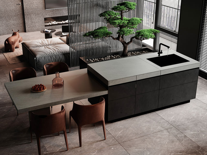 grey porcelain tiles
