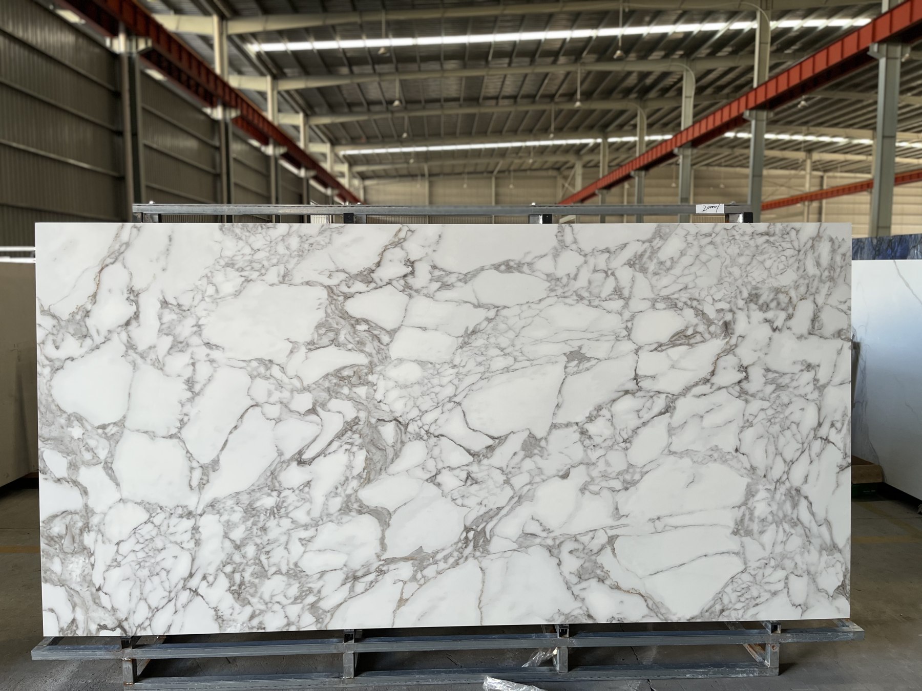 20mm Snow White Sintered Stone Countertop in Matt Finish