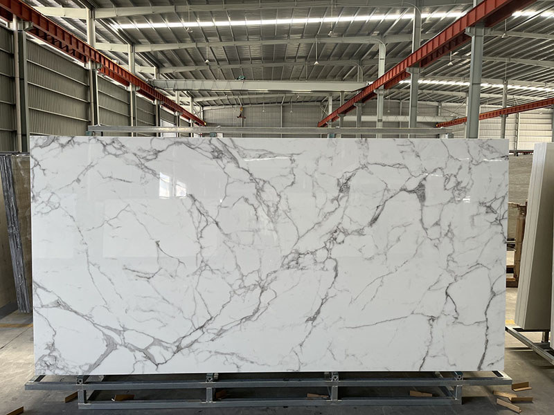 Snowflakes White Sintered Stone Countertops – Premium Marble Look Surface