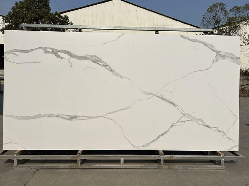 Statuario Weiße polierte Sintersteinplatte