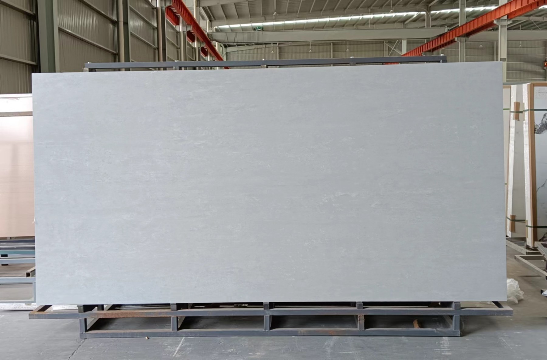 Concrete Grey Textured Sintered Stone Slab