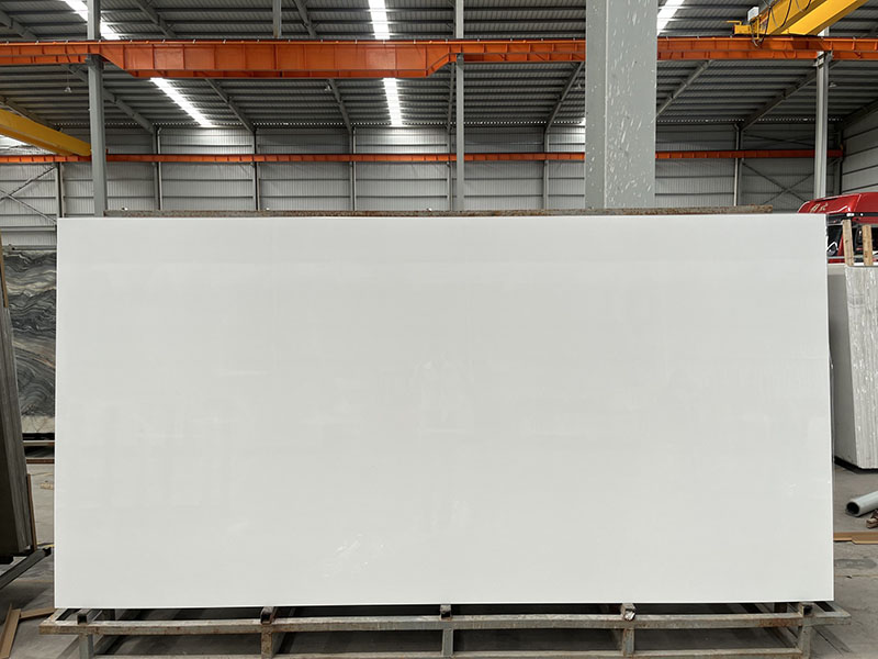 Pure White Matte Sintered Stone Slab