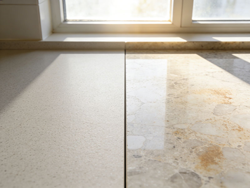 Sintered Stone vs Quartz Sintered Stone vs Quartz