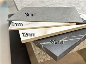 Batu Sinter 6mm vs 12mm vs 20mm: Ketebalan Yang Sesuai Dengan Aplikasi