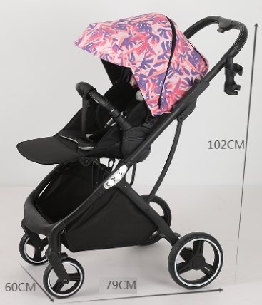 High view baby stroller