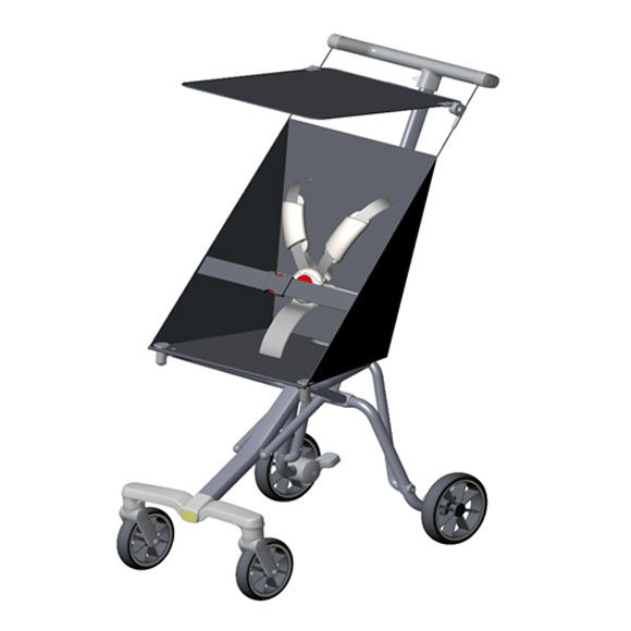 Lightweight baby stroller