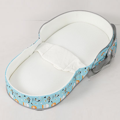 Portable folding baby bed