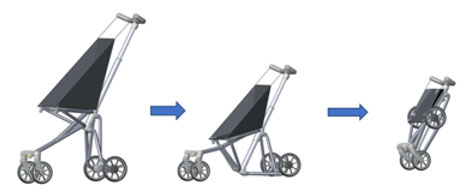 tiny fold up stroller