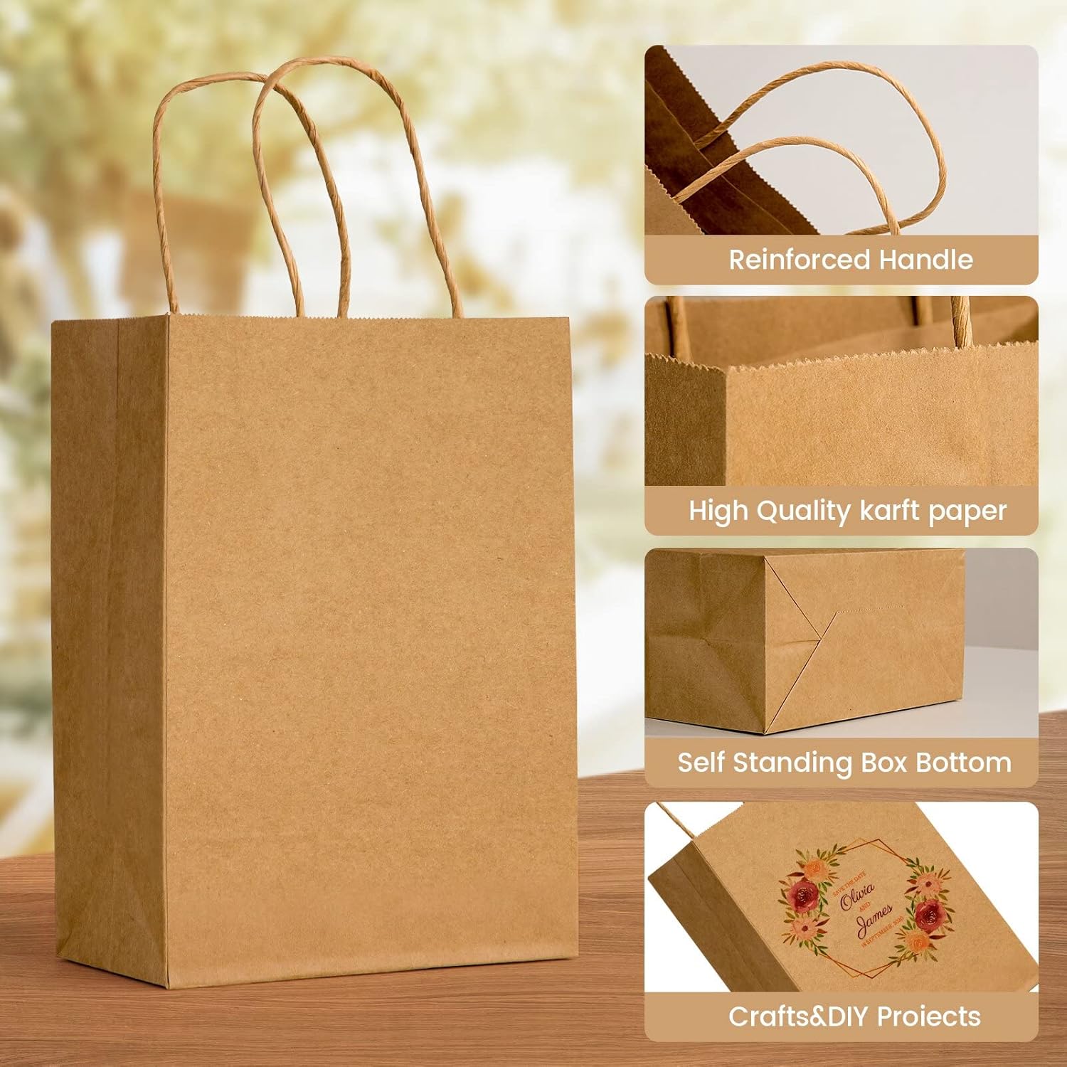 printed gift bags
