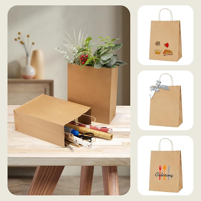 brown paper gift bags