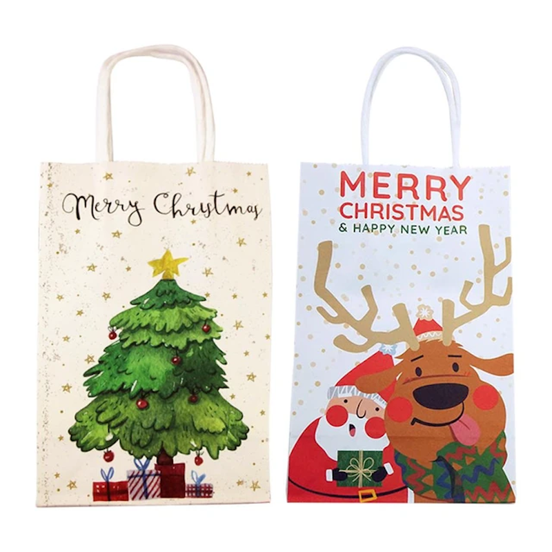 christmas paper gift bags