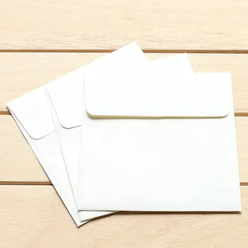 square flap envelopes