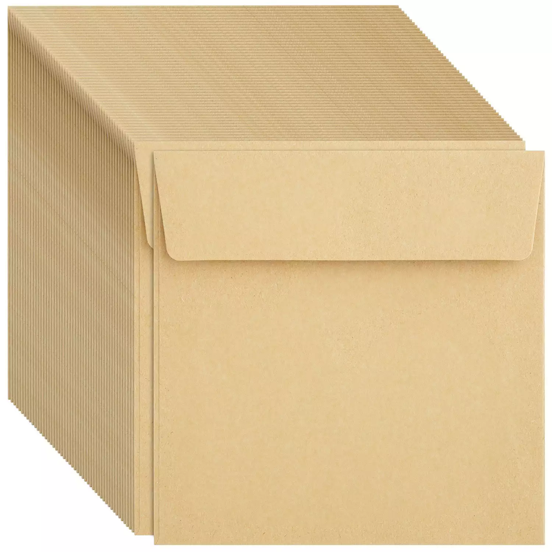 white square envelopes