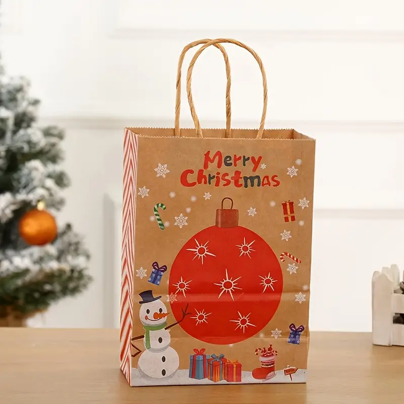 brown paper christmas bags