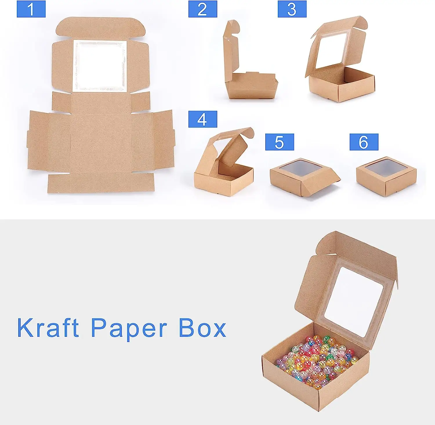 box with transparent window
