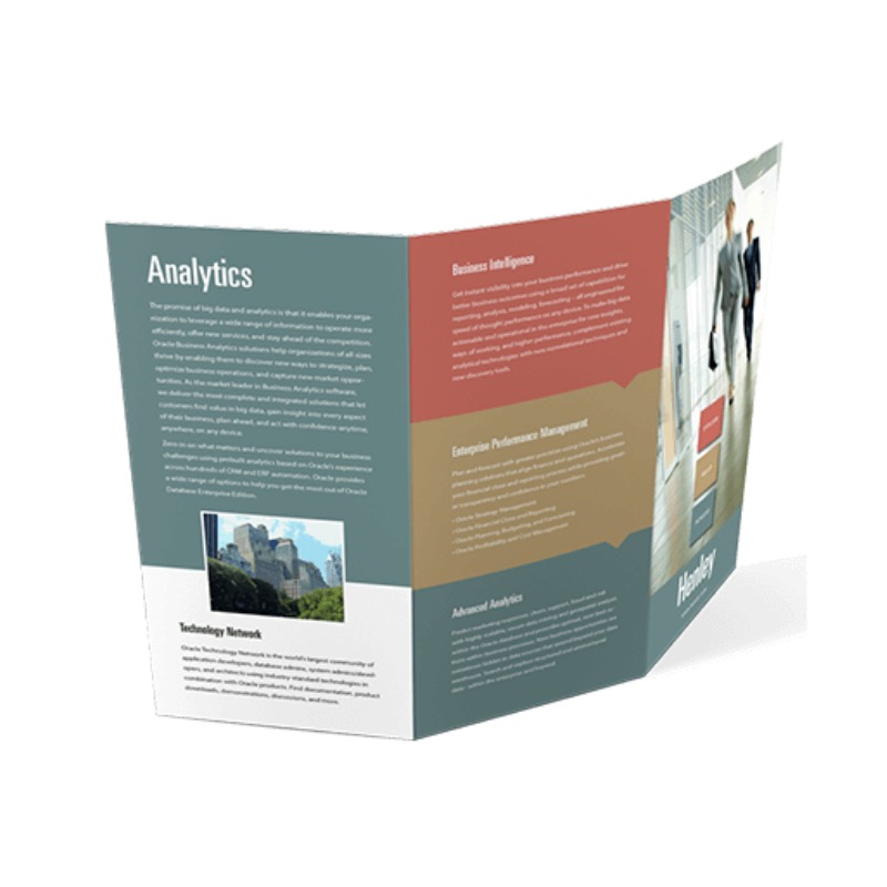 folded brochure