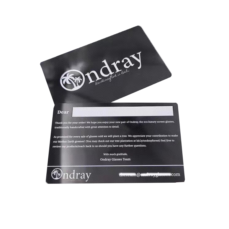warranty card